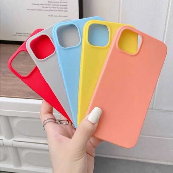 5pcs solid phone case - Picture 3 of 3